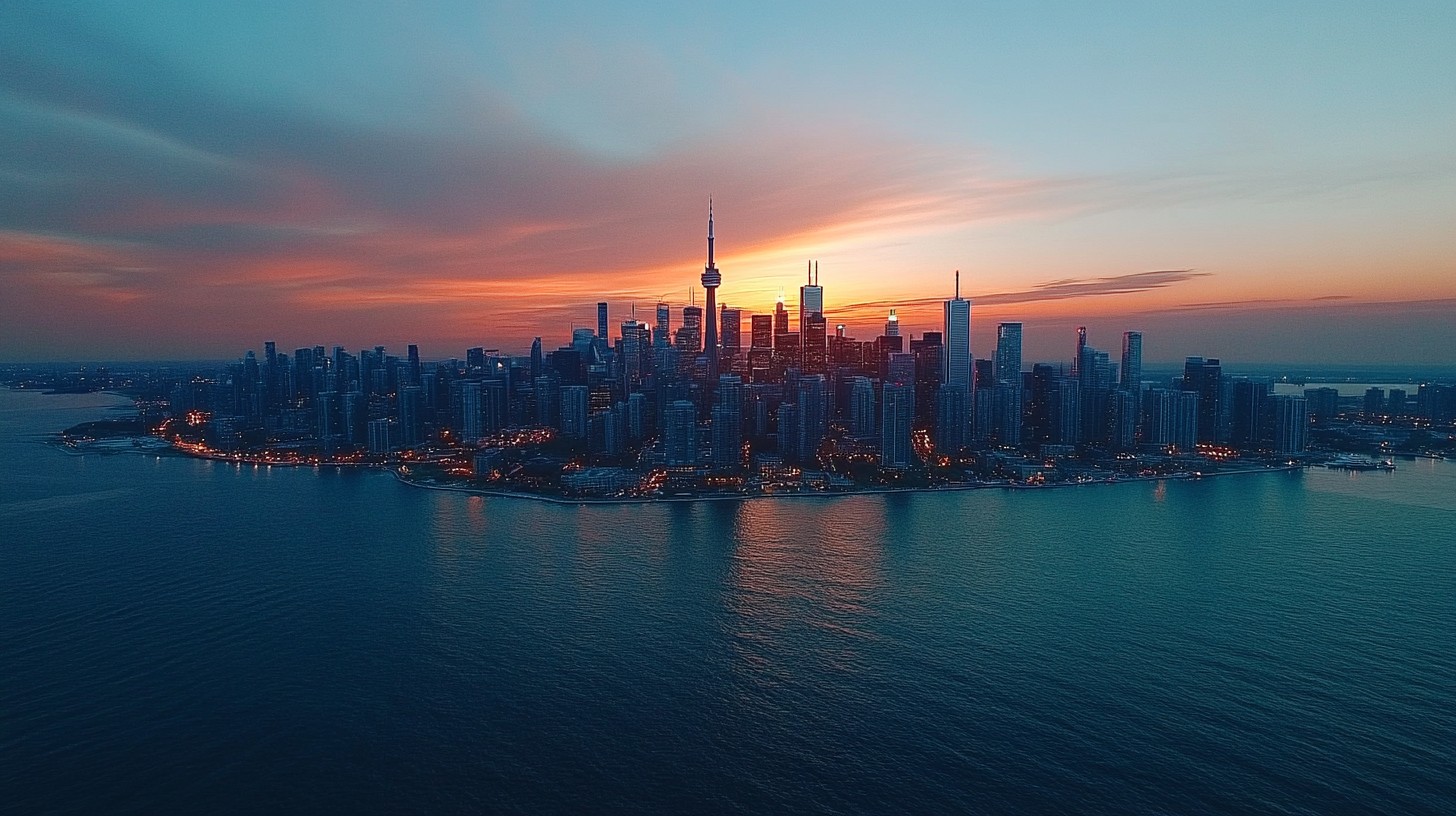 Free Sunset City Skyline Image - Sunset, Skyline, Cityscape | Download ...