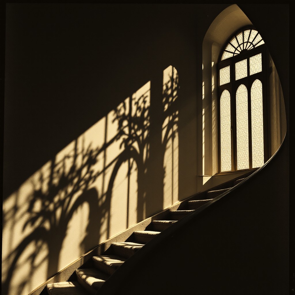 Two Shadows Stairs Free Shadows Meet Stairs Image - Shadows, Staircase, Geometric ...
