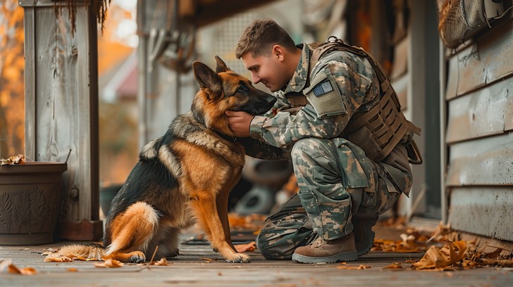 Soldier Shepard Free Soldier's Loyal Companion Image - Soldier, Dog, German Shepherd ...