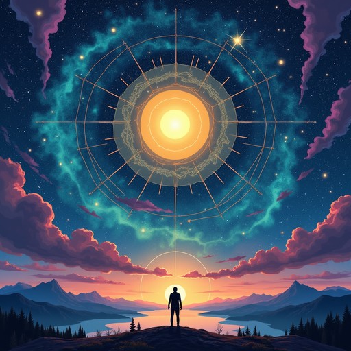 Celestial Ridge Free Cosmic Wonder Contemplated Image - Cosmic, Celestial, Silhouette ...