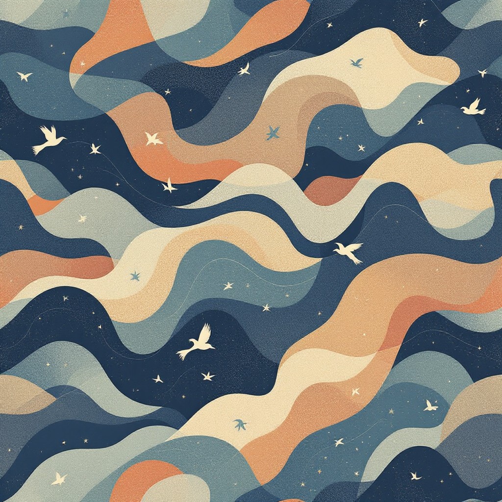 Wave Pattern Bird Frit Free Waves Birds Freedom Image - Waves, Birds, Abstract | Download at ...