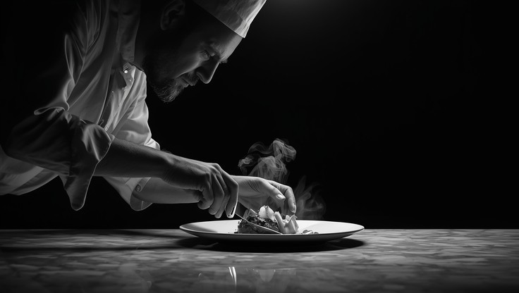 Free Gastronomic Theater Captured Image - Chef, Monochrome, Culinary ...