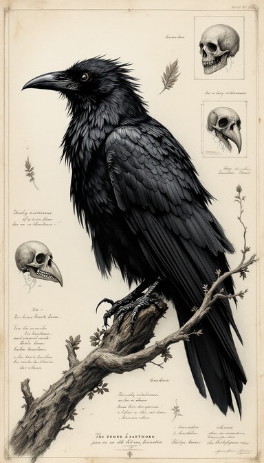 Free Gothic Raven Study Image - Raven, Gothic, Victorian | Download at ...