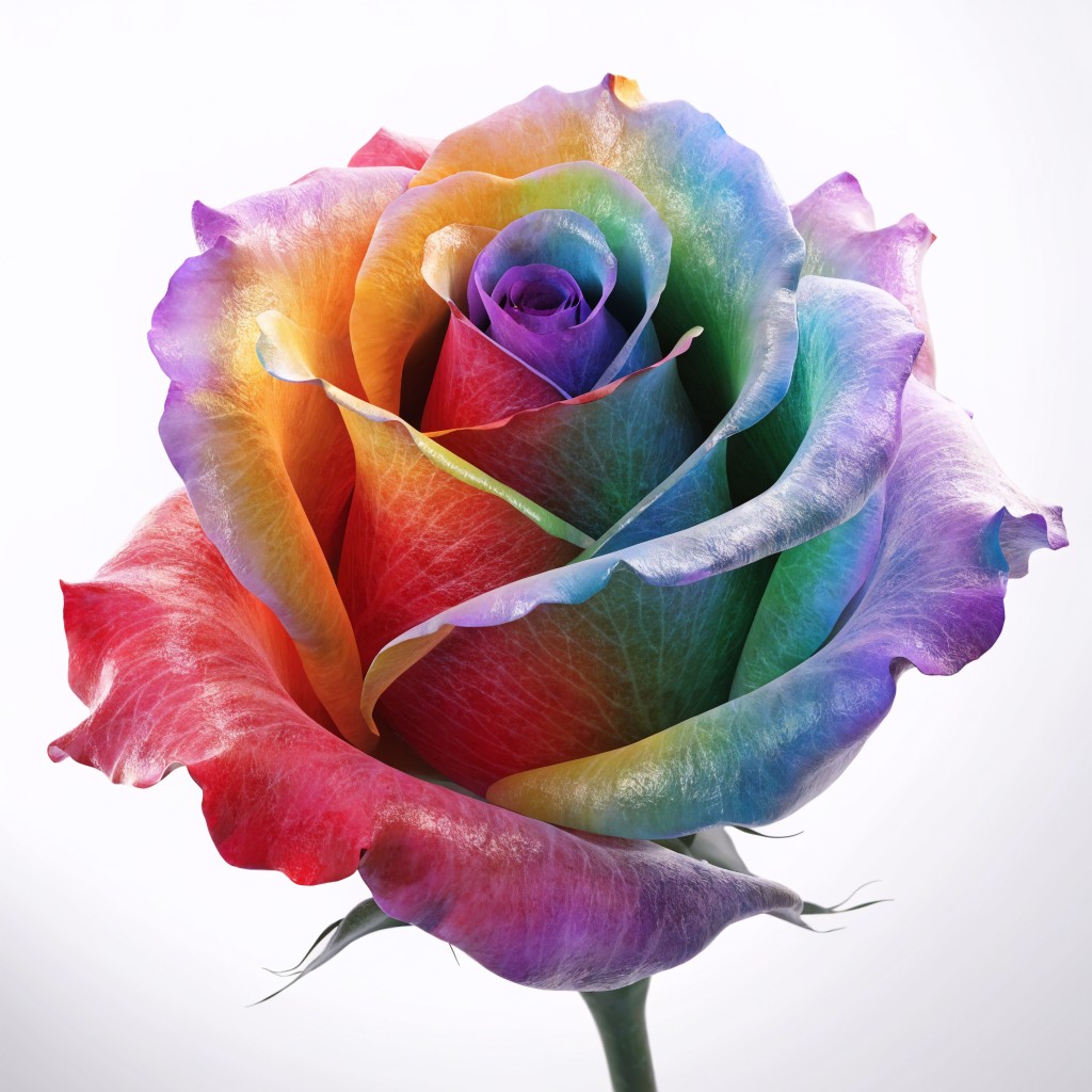 Free Rainbow Rose Beauty Image - Rainbow, Rose, Flower | Download at ...