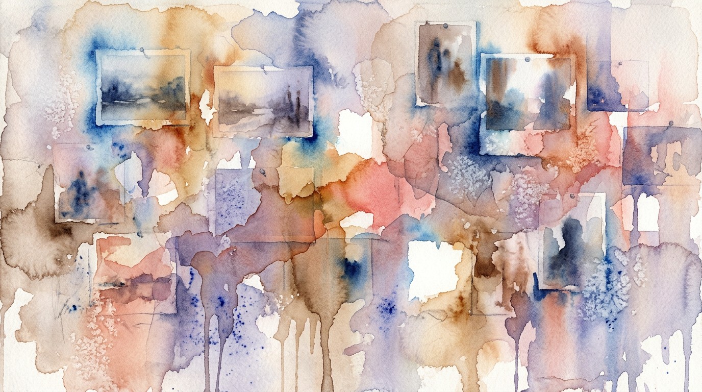 Fading Memory Draw Free Fading Memory Fragments Image - Watercolor, Abstract, Painting ...