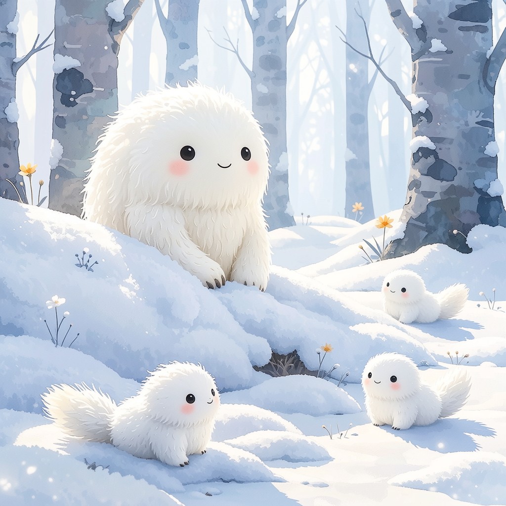 Free Fluffy Snow Friends Photo - Snowy, Creatures, Fluffy | Download at ...