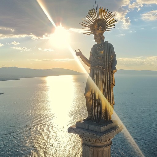 Statue Rays Free Statue Sunset Silhouette Image - Sunset, Statue, Silhouette ...