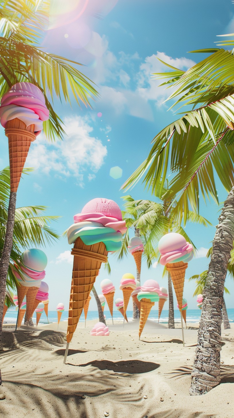 Free Surreal Ice Cream Image - Surreal, Ice Cream, Beach | Download at ...