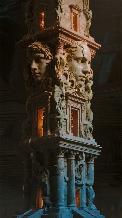 Triangular Column Ancient Free Ancient Column Details Image - Architecture, History, Columns ...