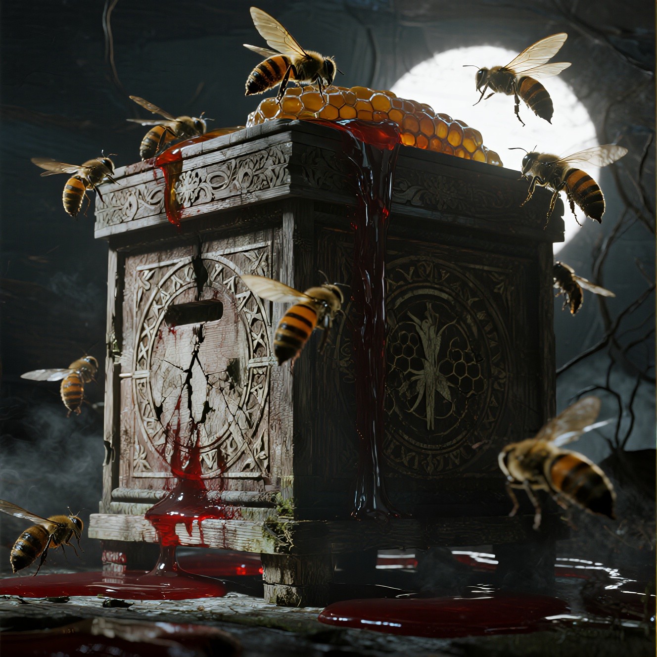 Cursed Relic Box Free Cursed Apiary Relic Image - Occult, Bees, Honey | Download at ...