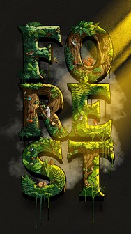 Free Living Forest Typography Image - Typography, Forest, Nature ...