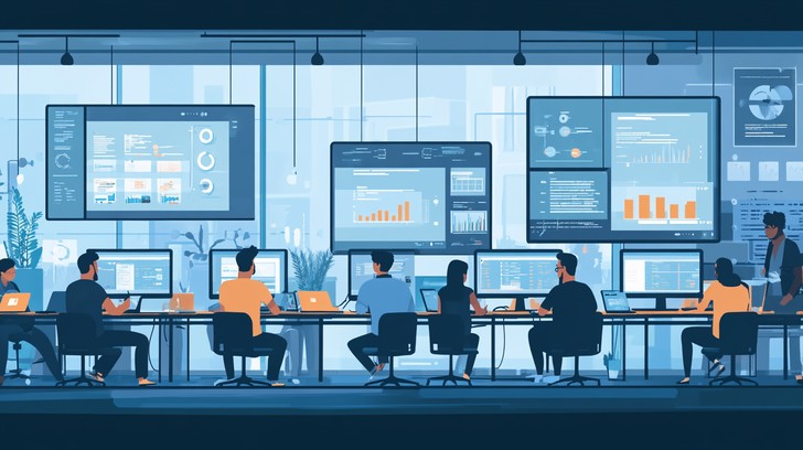 Free Tech Office Hub Image - Technology, Office, Teamwork | Download at ...