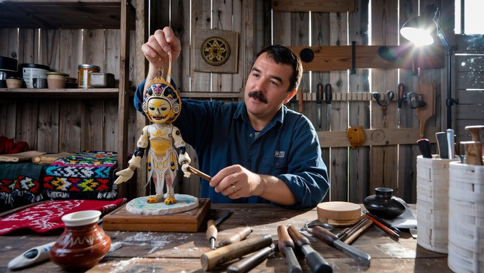 Free Puppet Master's Workshop Image - Puppeteer, Puppet, Marionette ...
