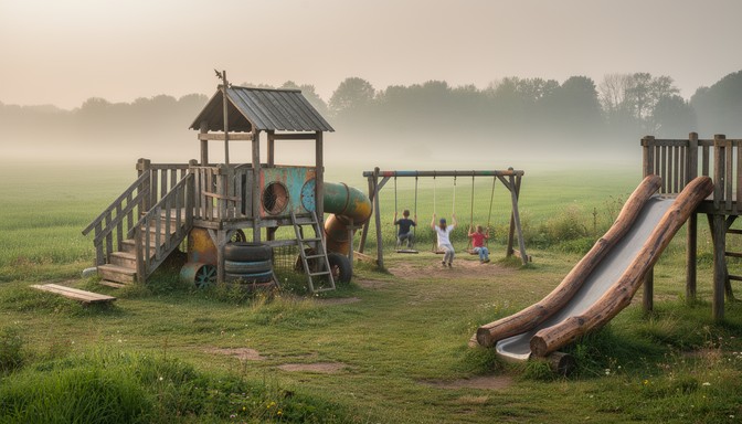 Free Rural Playground Paradise Image - Playground, Rural, Countryside ...