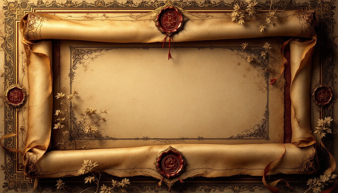 Free Ancient Document Frame Image - Parchment, Scroll, Certificate ...