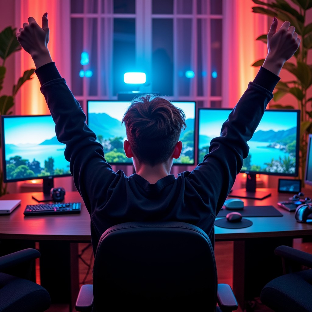 Free Victory Gaming Moment Image - Gamer, Victory, Celebration ...