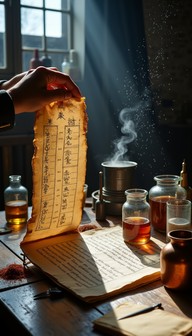 Free Ancient alchemy manuscript Image - Alchemy, Manuscript, Potions ...