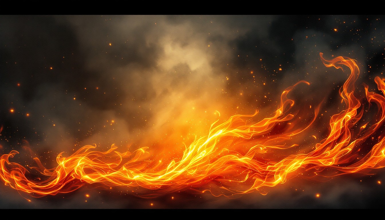 Free Dancing Golden Flames Image - Fire, Flames, Golden | Download at ...