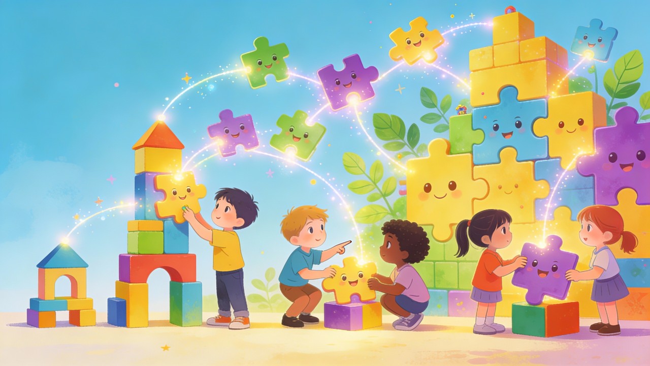 Free Building Together Works Image - Children, Teamwork, Building ...