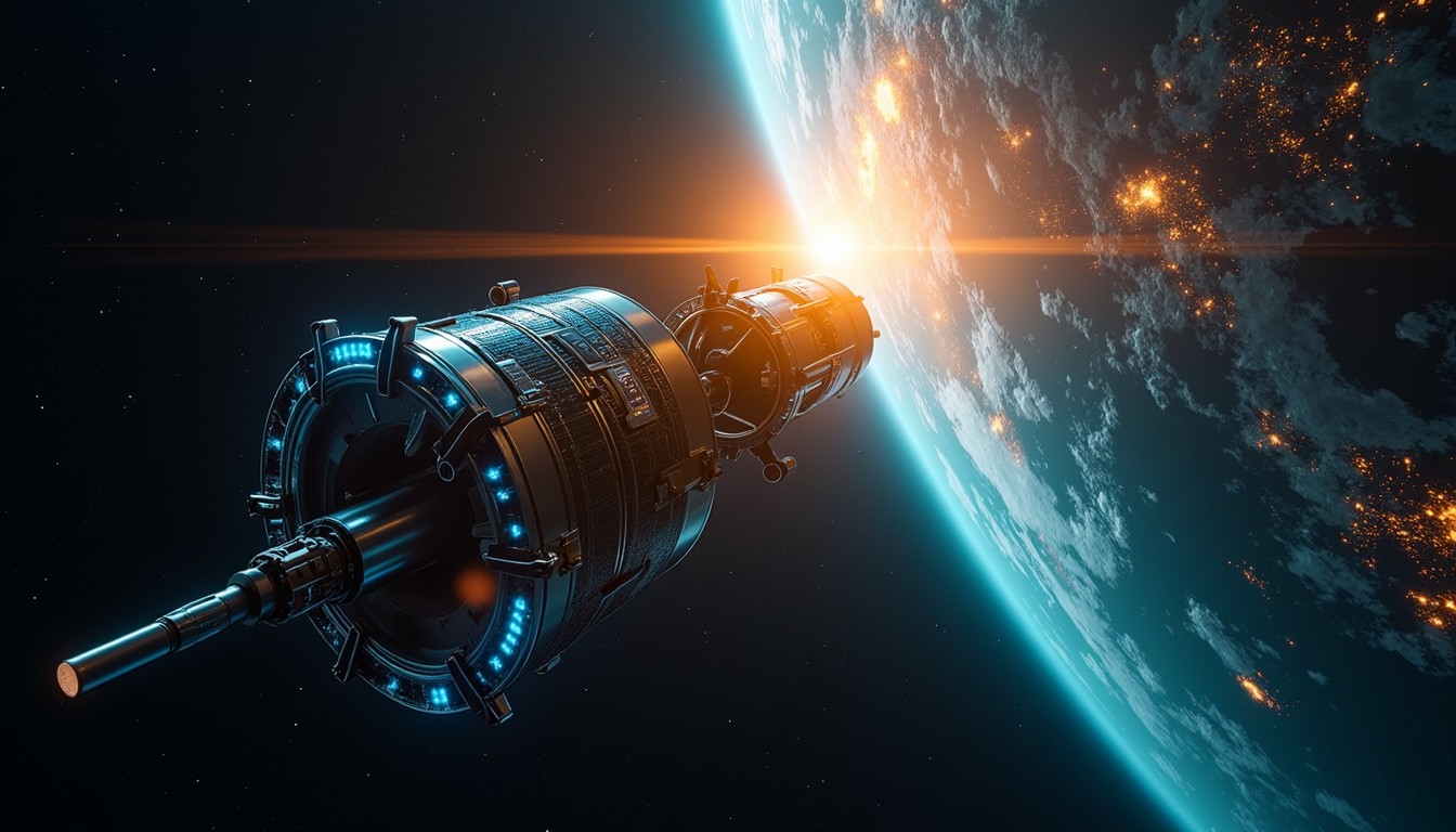 Free Orbital Technology Gleams Image - Satellite, Space, Orbit ...