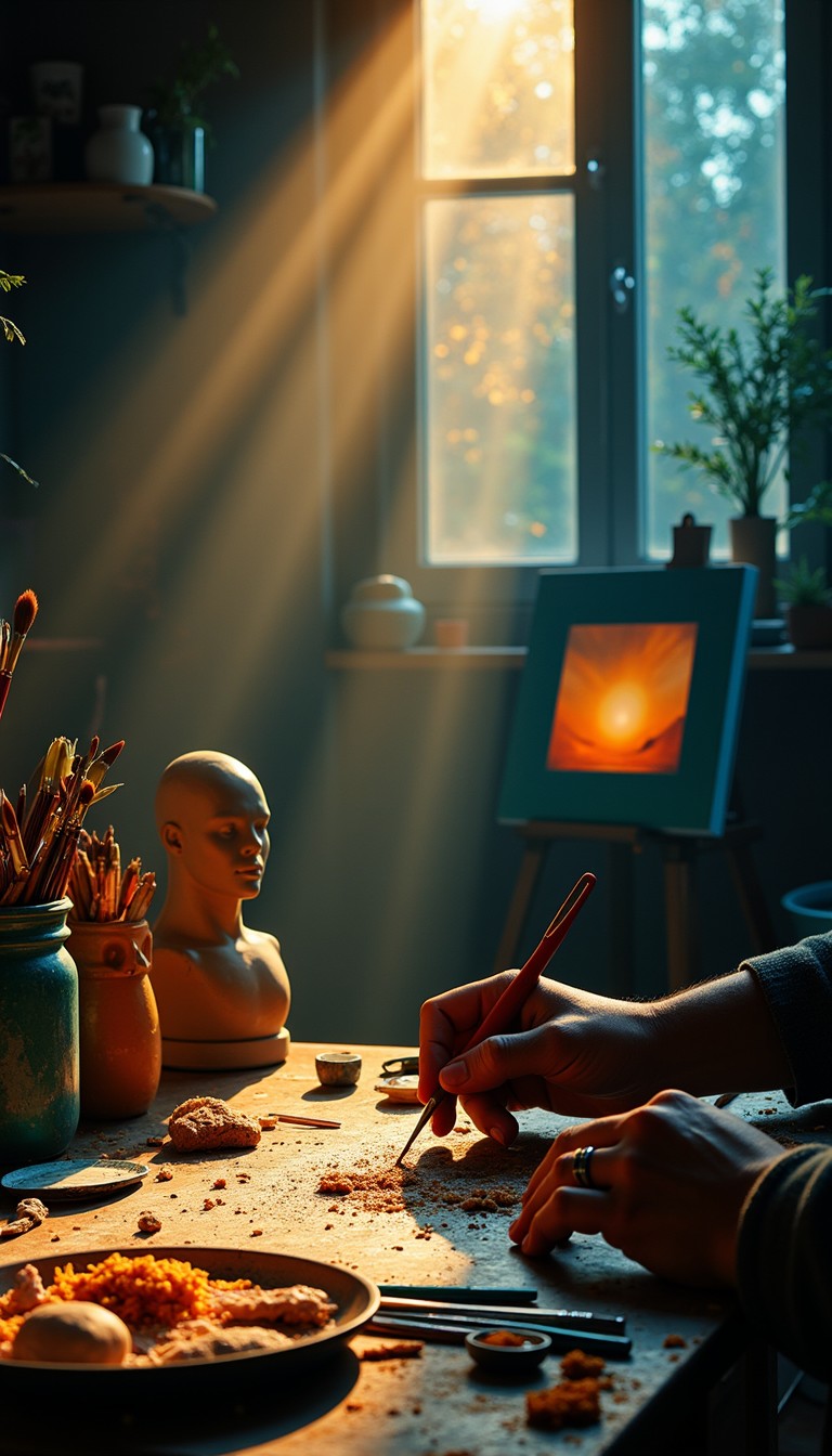Free Art In Progress Image - Artist, Studio, Sunbeams | Download at ...