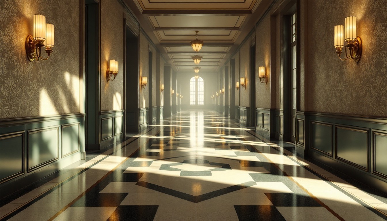 Free Elegant Deco Corridor Image - Artdeco, Vintage, Corridor ...