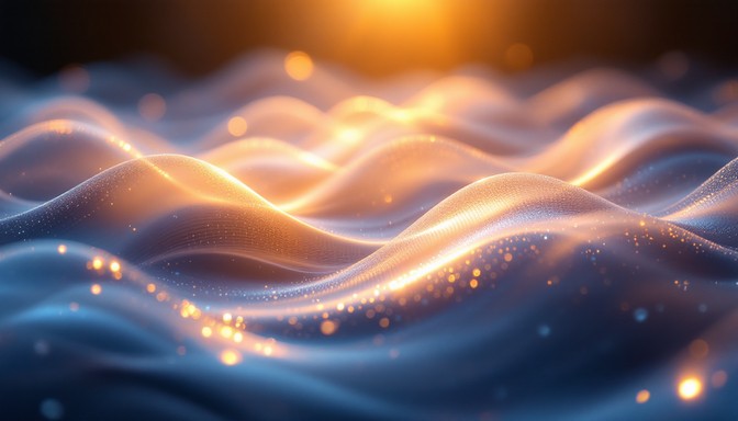 Free Golden Light Waves Image - Ethereal, Golden, Prismatic | Download ...