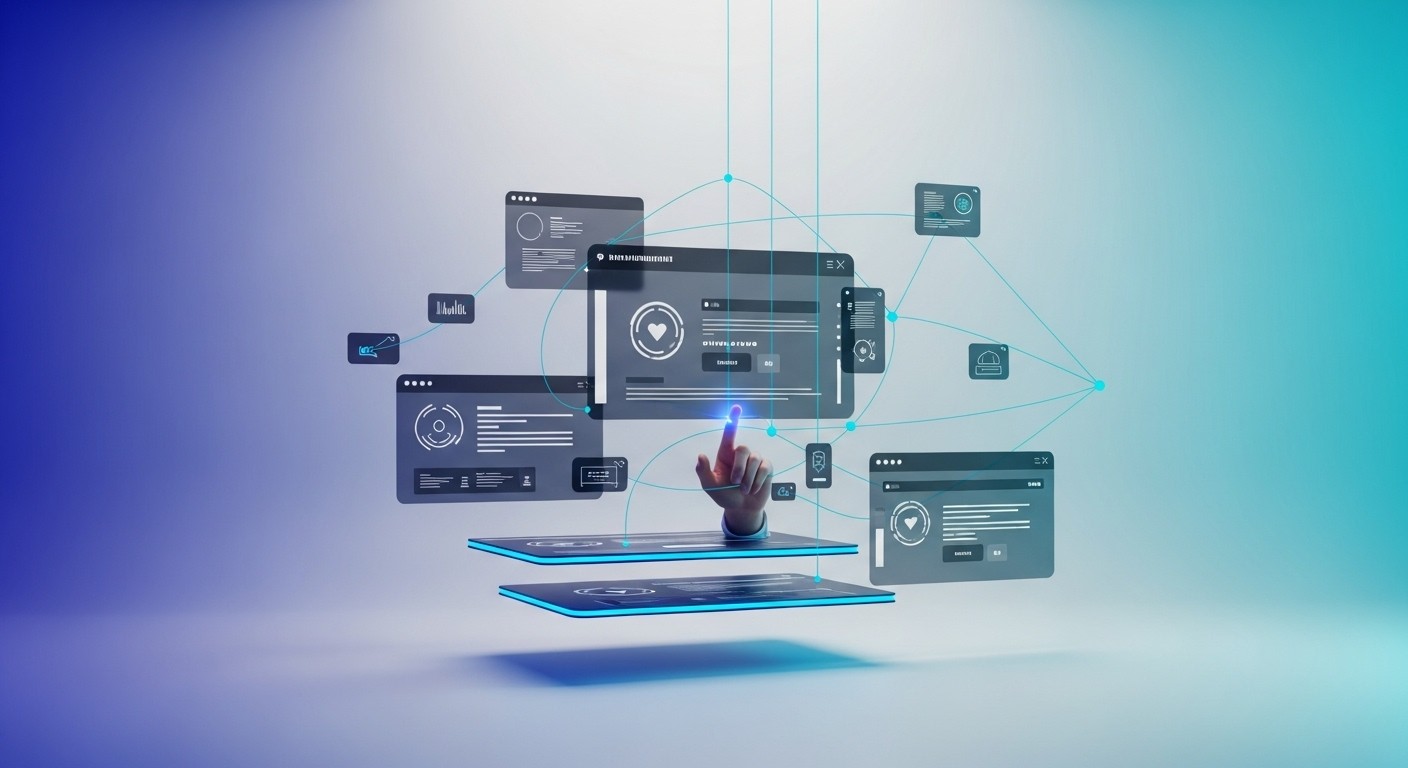 Free Floating Tech Ecosystem Image - Digital, Interface, Technology ...