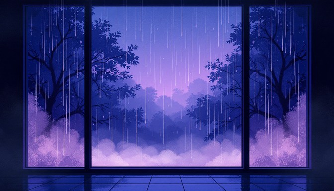 Free Rainy Purple Twilight Image - Rain, Window, Indigo | Download at ...