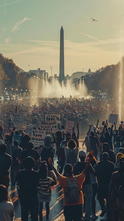 Free Protesters Gather Peacefully Image - Protest, Crowd, Archway ...