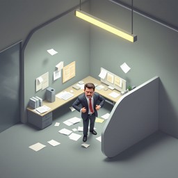 Angry Cubicle Free Cubicle Life Blues Image - Stress, Office, Cubicle | Download at ...