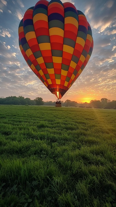 Free Sunrise Balloon Flight Image - Sunrise, Balloon, Flight | Download ...