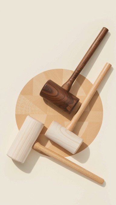 Free Wooden Mallets Arrangement Image - Mallets, Wooden, Tools ...