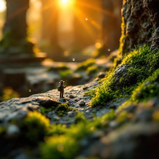 Forest Explorer Model Free Miniature Forest Explorer Photo - Miniature, Moss, Sunlight ...