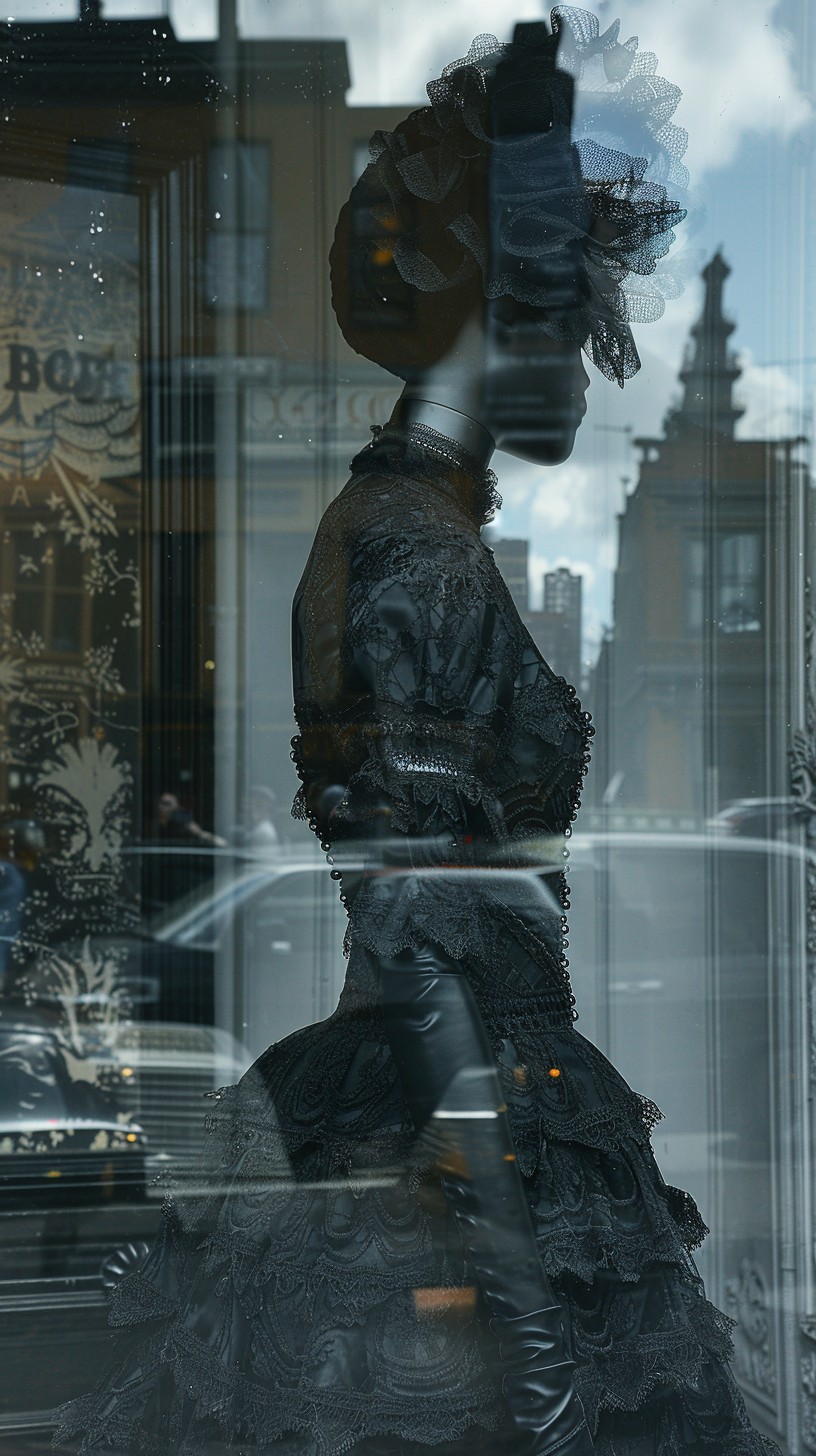 Window Display Human Figure Free Mannequin Window Display Image - Mannequin, Silhouette, Reflection ...