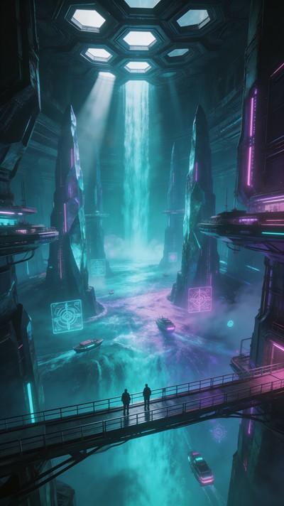 Free Alien River Falls Image - Futuristic, Scifi, Alien | Download at ...