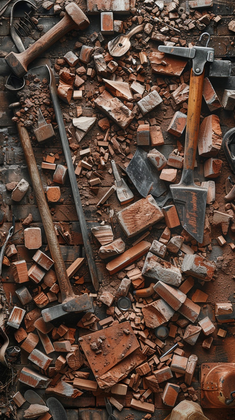 Decaying Tools Free Tools Amid Debris Photo - Tools, Debris, Construction | Download ...