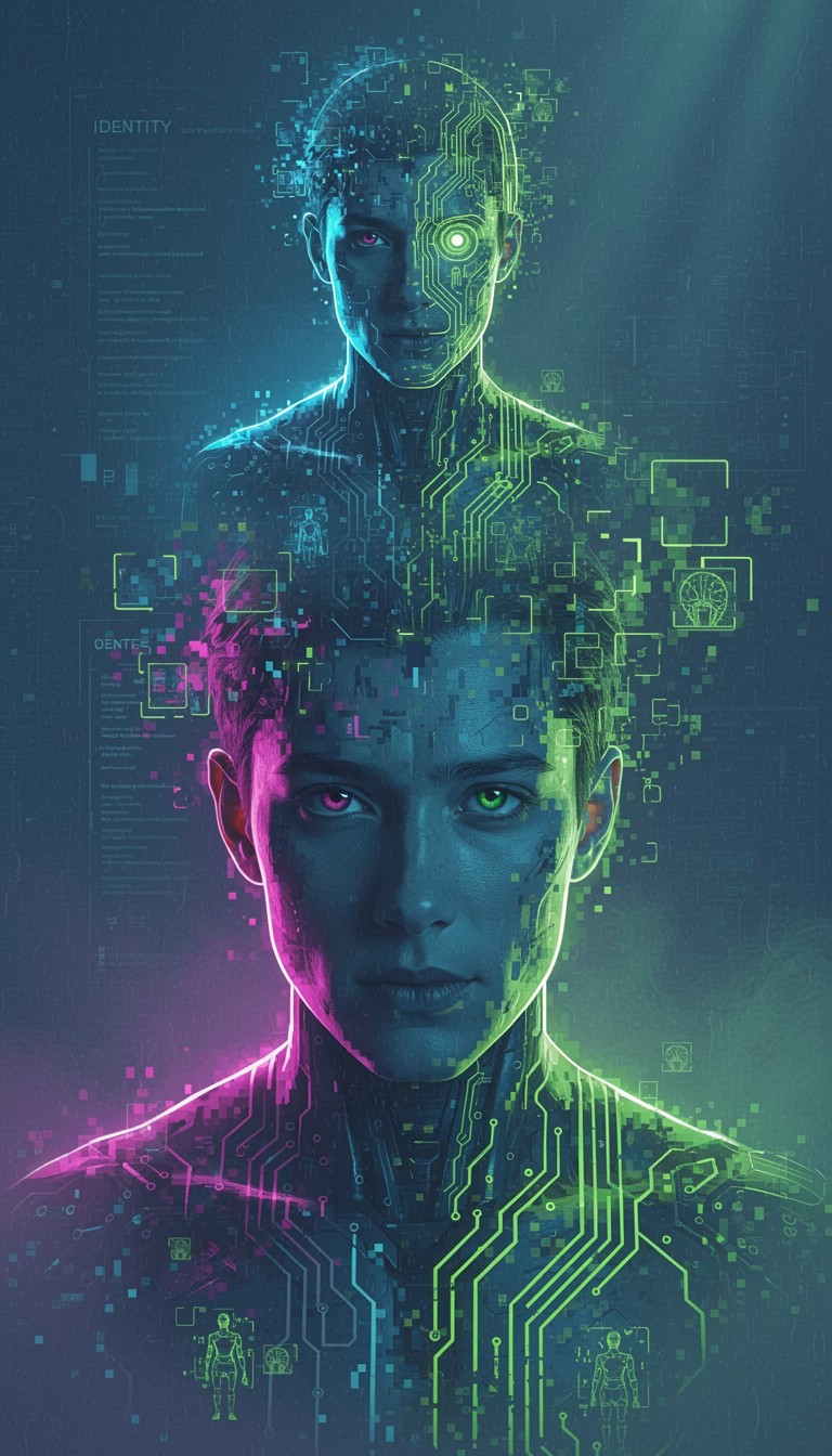 Free Digital Human Transformation Image - Cyberpunk, Transformation ...
