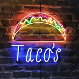 Download Neon Tacos Sign Image - Neon, Tacos, Sign | StockCake