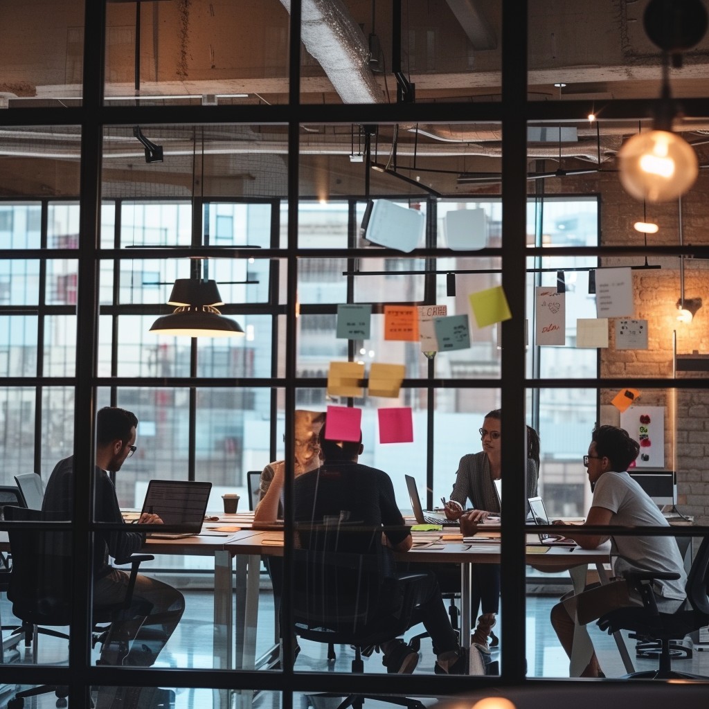 Work Reflection Images Free Office Brainstorming Session Image - Office, Brainstorming ...