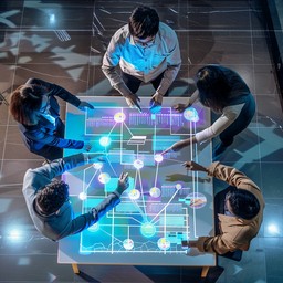 Free Futuristic Teamwork Session Image - Teamwork, Innovation ...