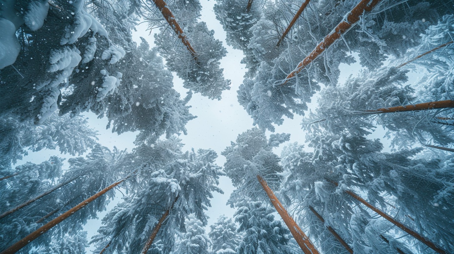 Free Snowy Forest Canopy Image - Snow, Forest, Canopy | Download at ...