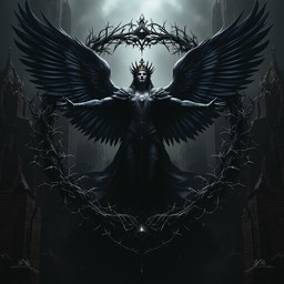 Free Dark Angel Rises Image - Gothic, Wings, Crown | Download at StockCake
