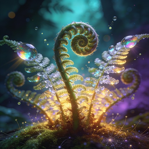 Fern Magic Free Glowing Mystical Ferns Image - Ferns, Forest, Fantasy | Download ...