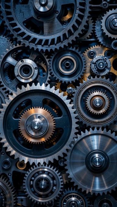 Free Precision Interlocking Gears Photo - Gears, Mechanical, Cogs ...