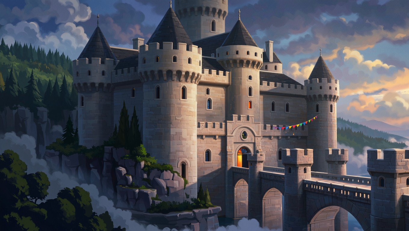 Free Golden Hour Castle Image - Castle, Fortress, Medieval | Download ...