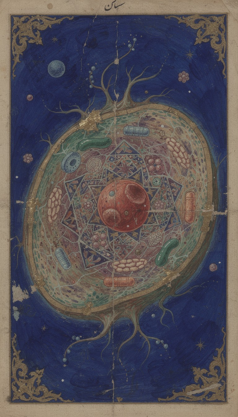 Ancient Cellular Design Free Cellular Sacred Art Image - Manuscript, Illuminated, Cellular ...