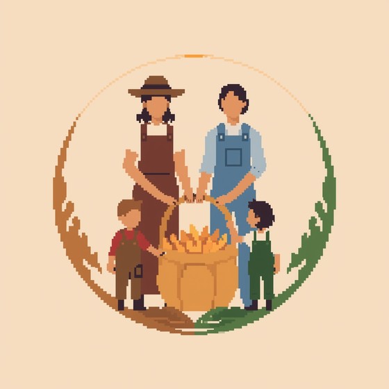 Free Family Farming Together Image - Family, Farming, Harvest ...