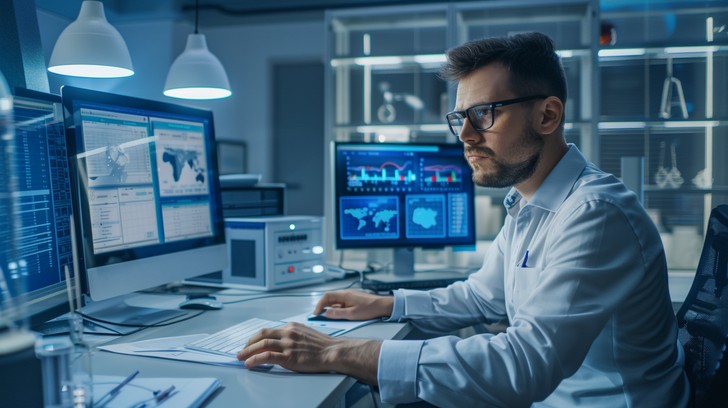 Free Focused control operator Image - Technology, Operator, Monitors ...