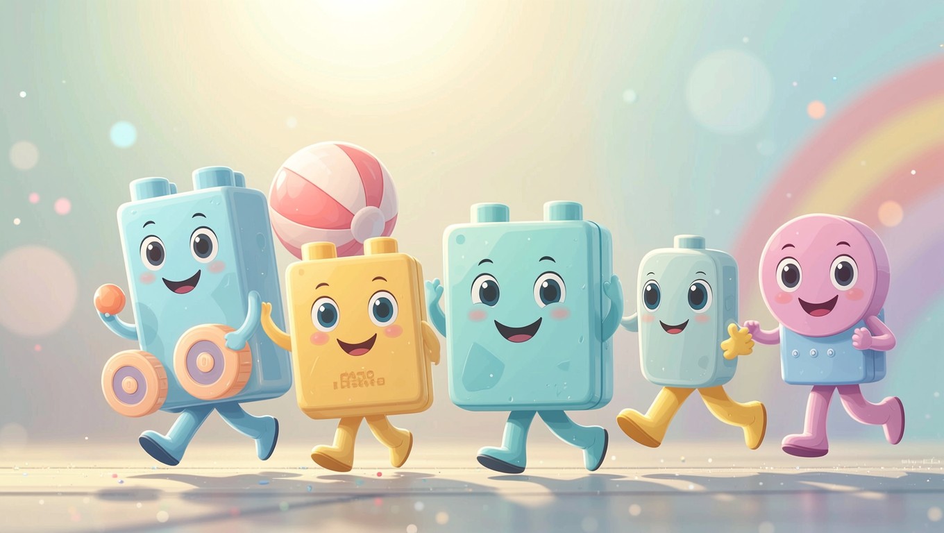 Download Happy Plastic Friends Image - Toys, Characters, Parade | StockCake